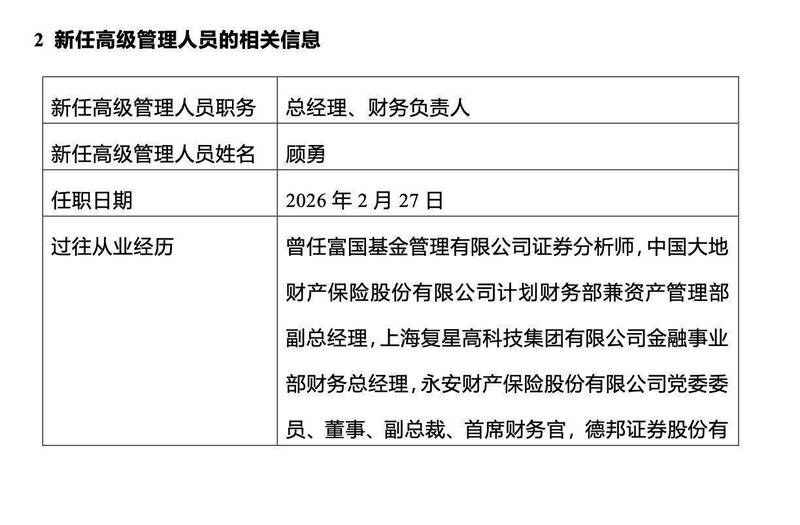  东财基金“换帅”！顾勇接棒，沙福贵“另有安排”，公募高管变更潮持续发酵 新闻 东财基金“换帅”！顾勇接棒，沙福贵“另有安排”，公募高管变更潮持续发酵 新闻