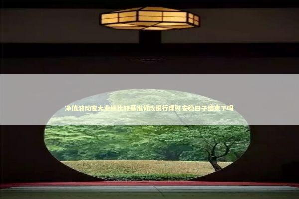 净值波动变大业绩比较基准修改银行理财安稳日子结束了吗 新闻