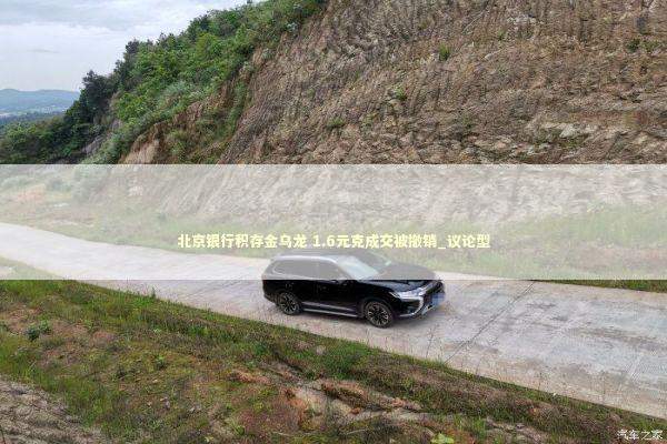 北京银行积存金乌龙 1.6元克成交被撤销_议论型 新闻