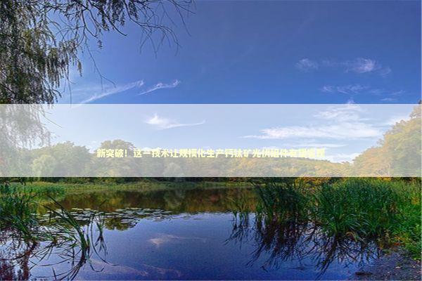 新突破！这一技术让规模化生产钙钛矿光伏组件有望实现 新闻