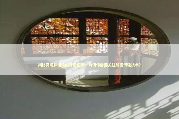 揭秘高隐私通讯的背后逻辑：为何你需要关注加密传输技术？ IT技术